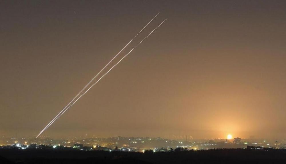  اطلاق صواريخ من غزة 